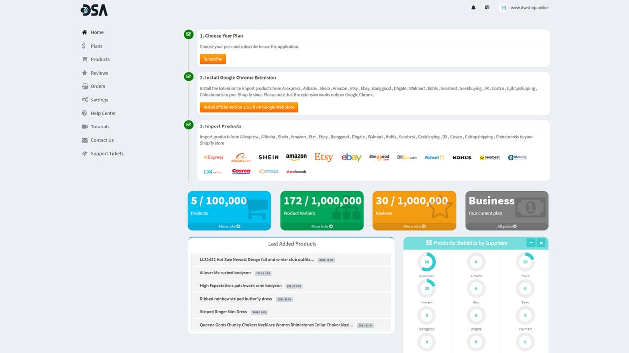 DSA Dashboard