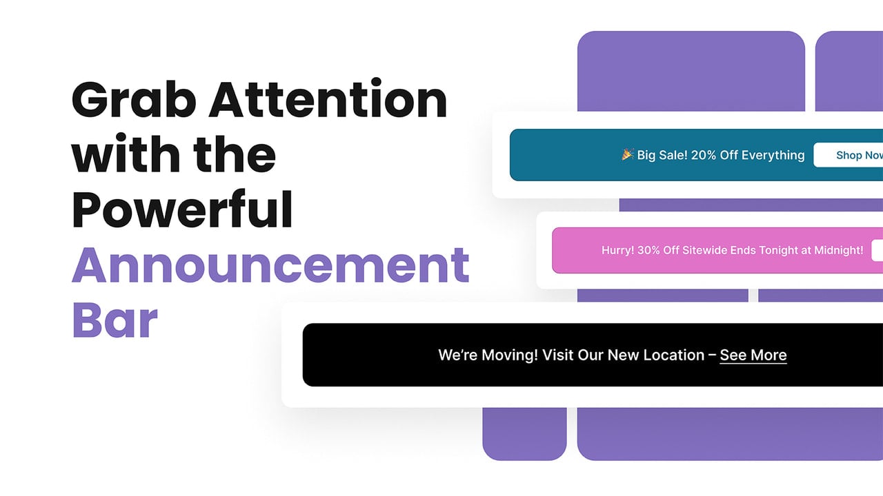 Promote Your Content with Announcement Bar