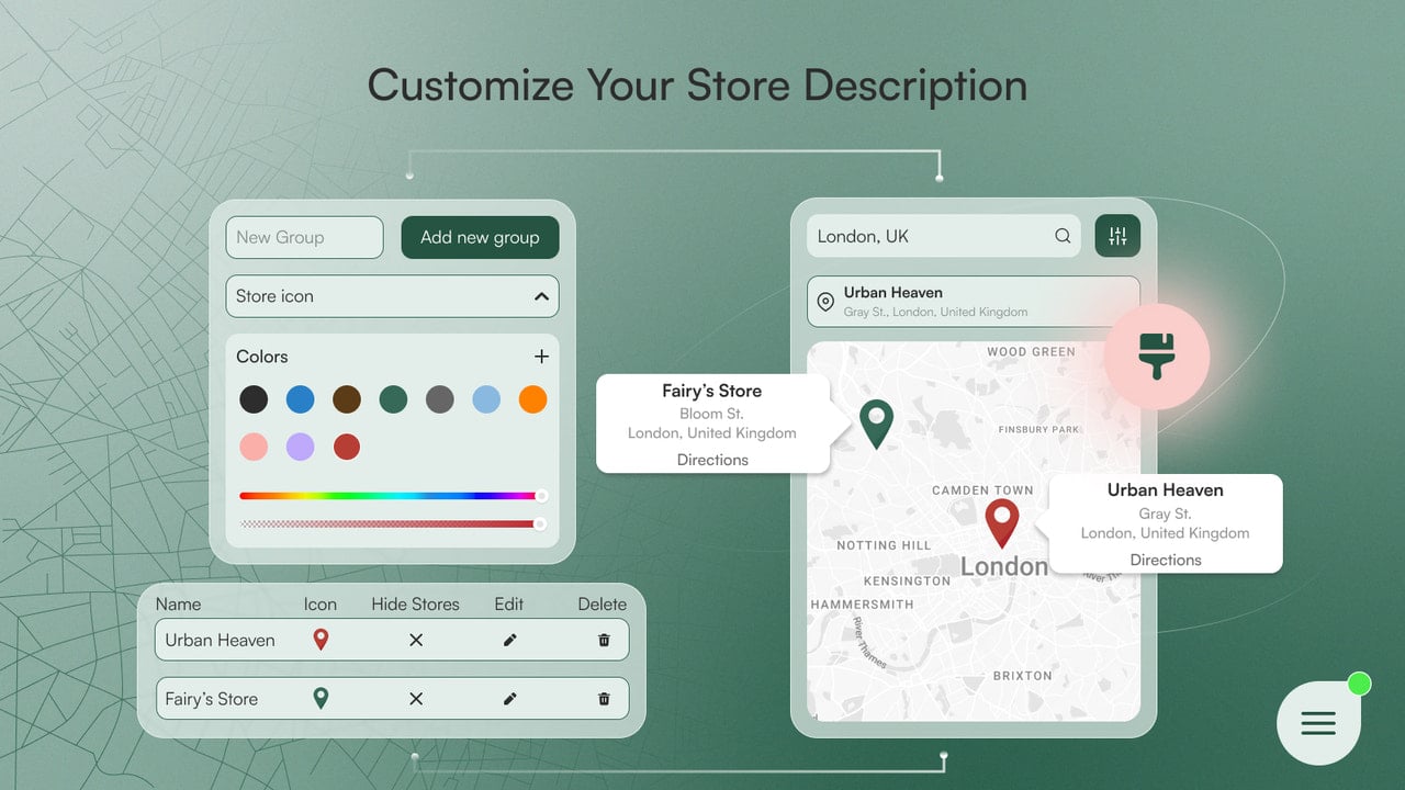 Customise your store description