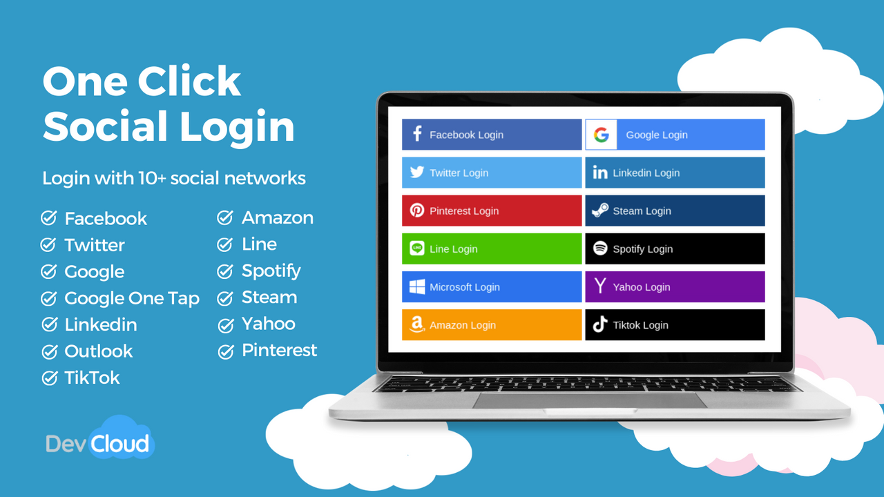 Social Login Buttons