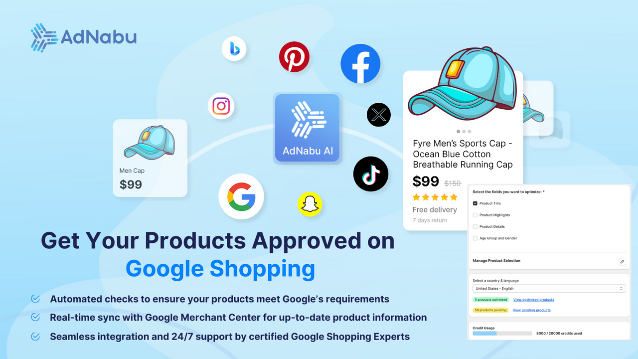 Nabu for Google Shopping Feed