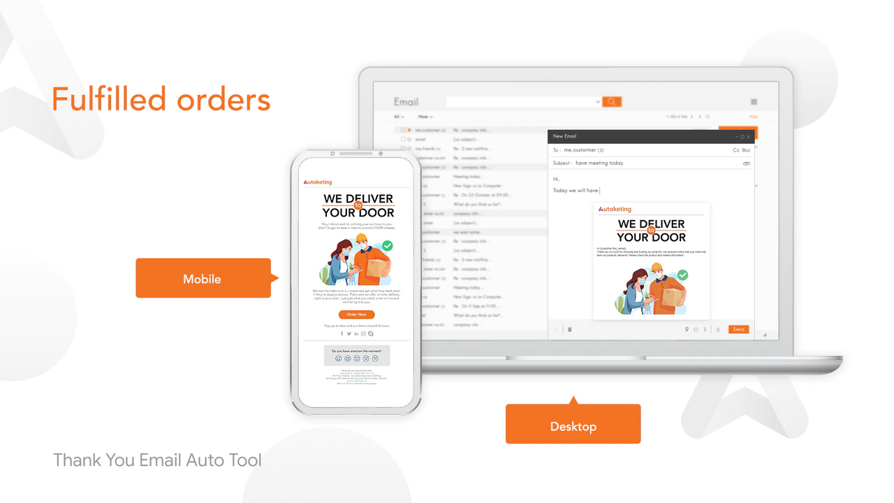 Thank You Email Auto Tool Fulfilled Orders