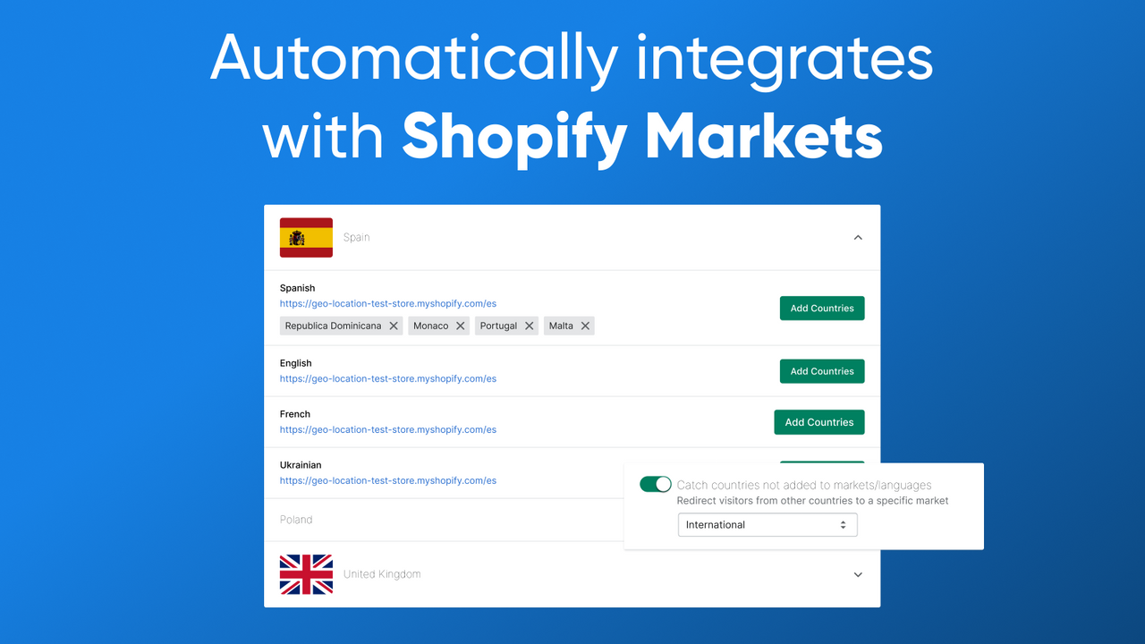 Redirect or block visitors based on their region, country or IP