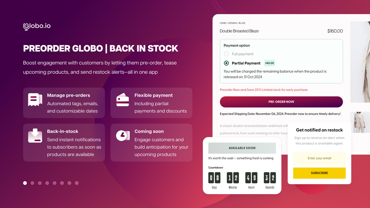 PreOrder Globo | Back in Stock