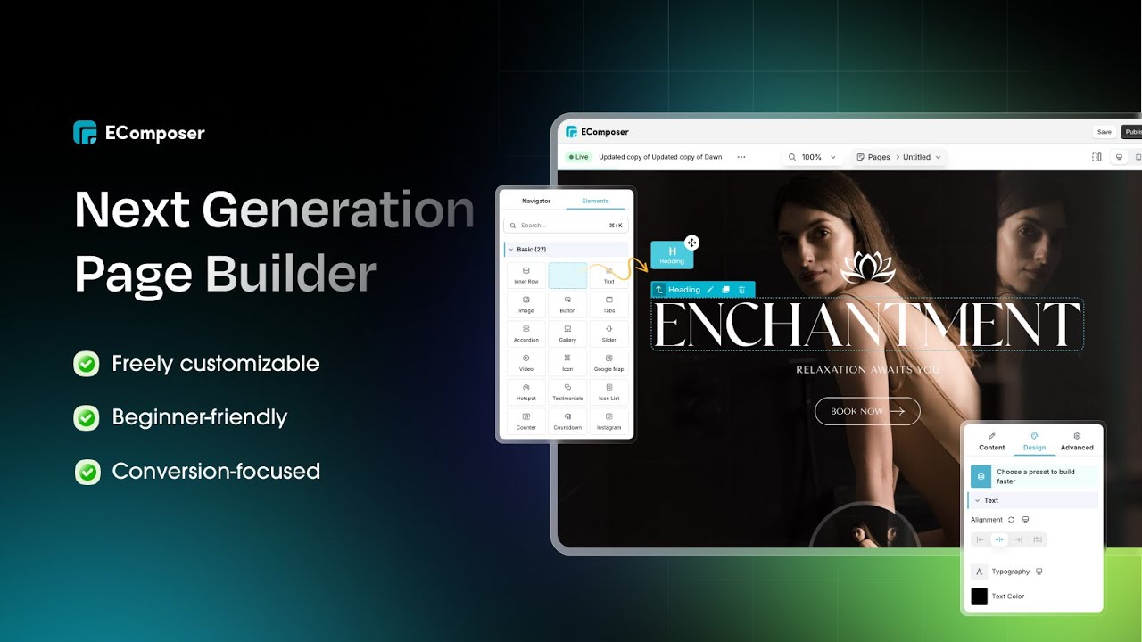 EComposer Landing Page Builder