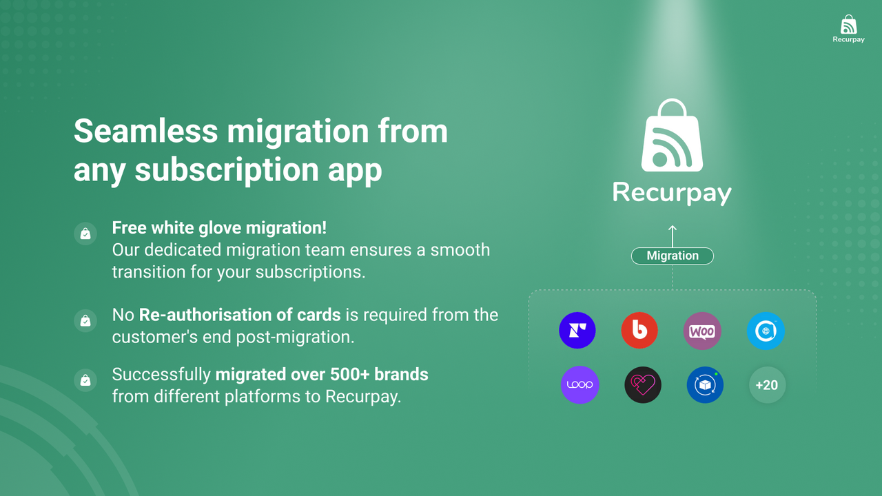 Shopify Subscription app: Migrate subscription