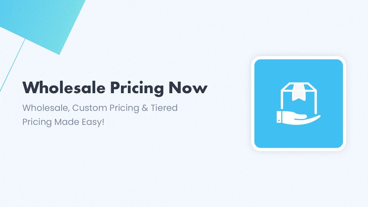 Wholesale Pricing Now: B2B