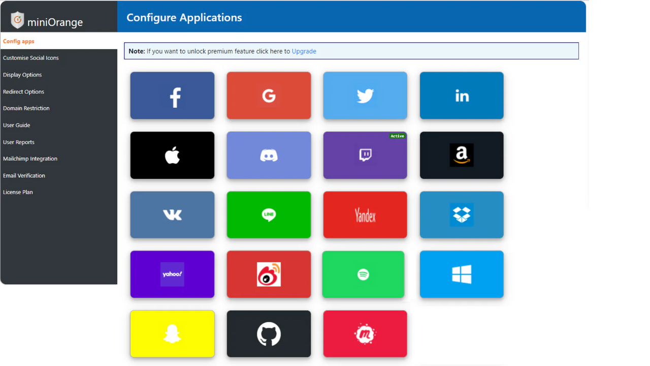 social login network