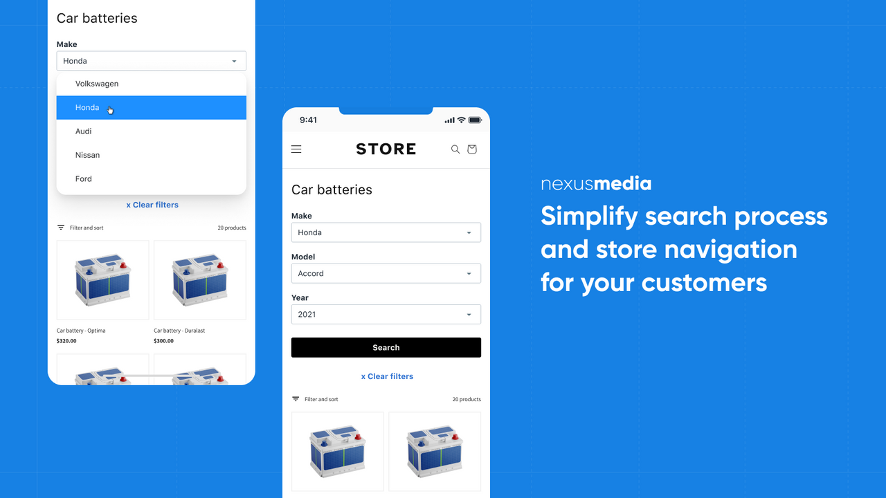 Simplify search process and store navigation for your customers