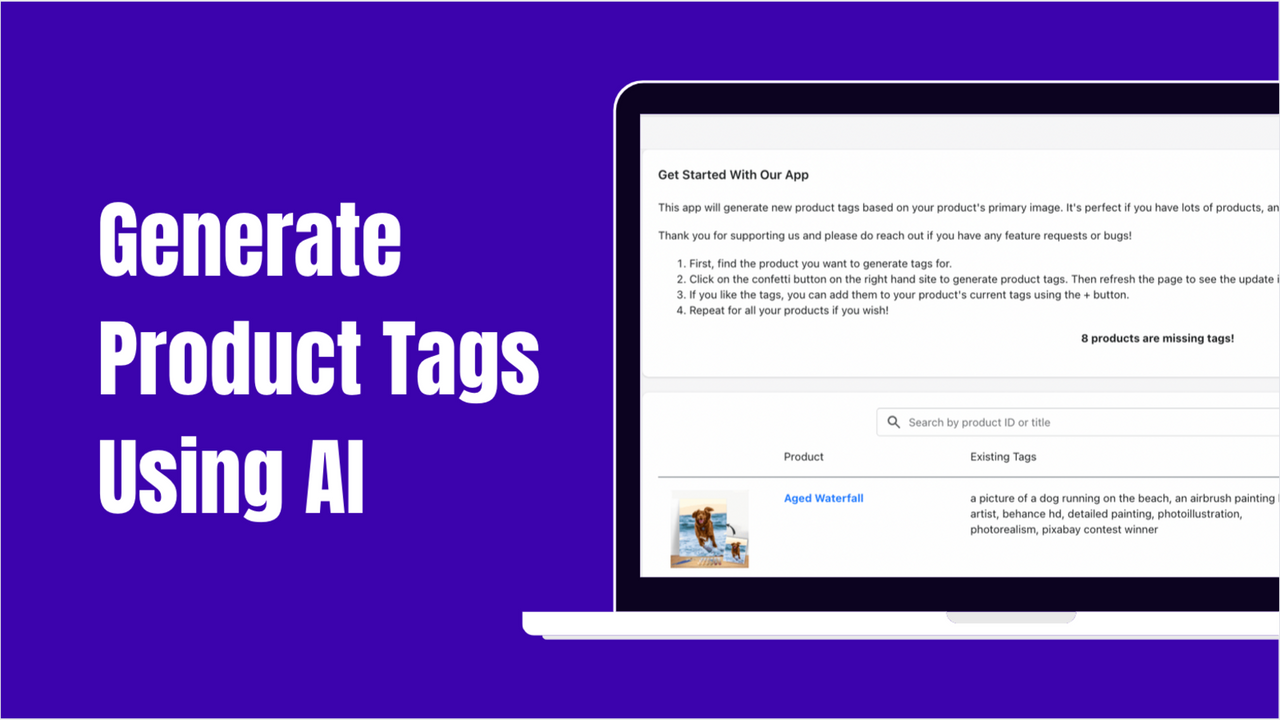 Generate Product Tags Using AI