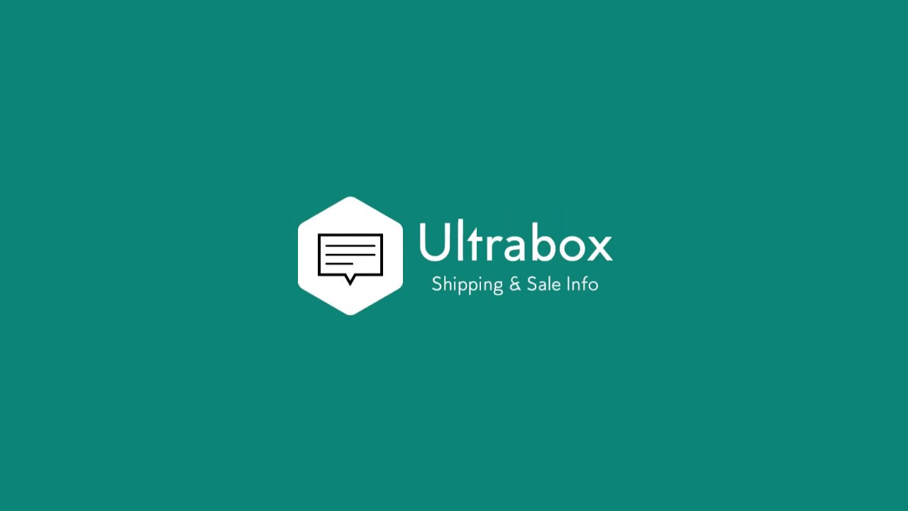 Ultrabox: Shipping & Sale Info