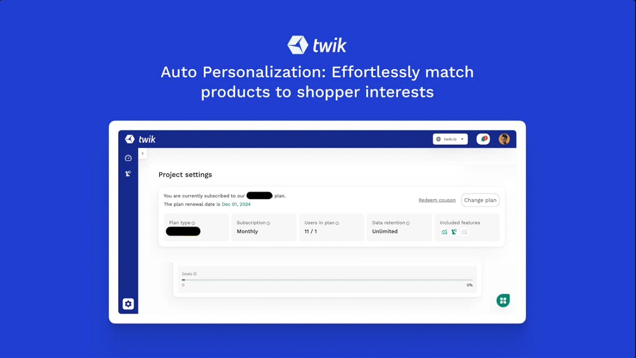 Personalization: Effortlessly match products to shopper interest