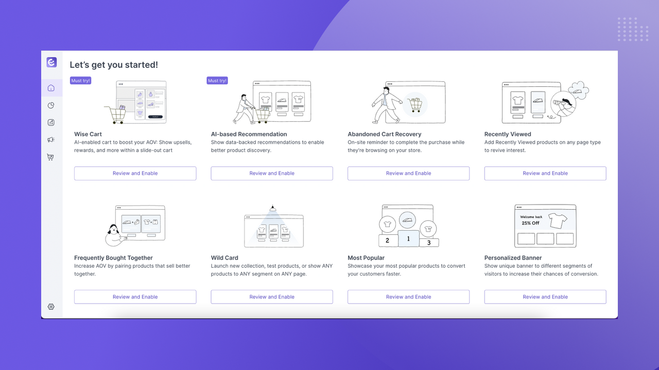 ConvertWise app dashboard