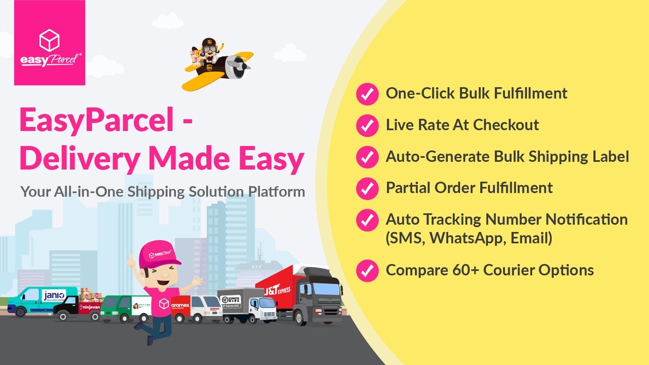 EasyParcel - Your All-in-one Shipping Solution Platform