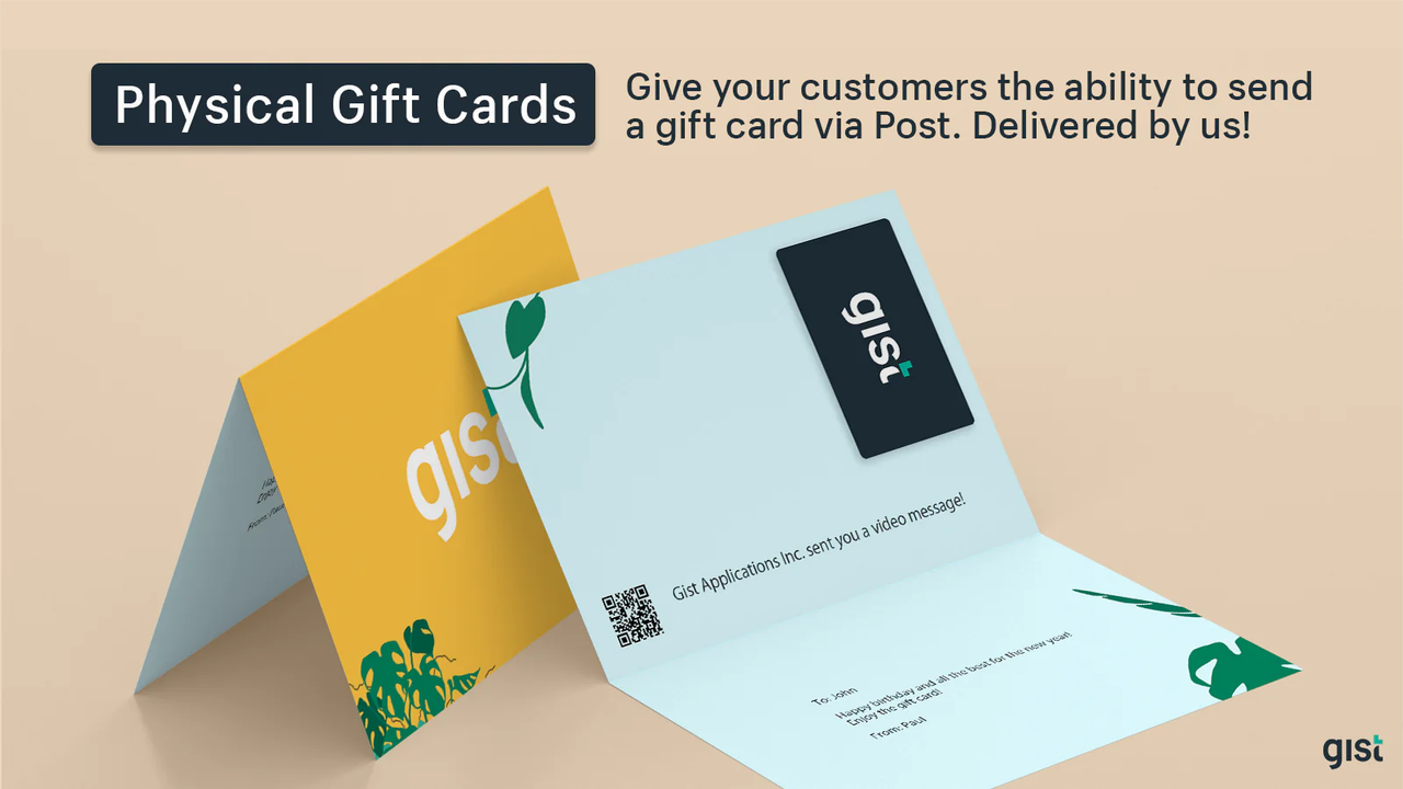 Your customers will first choose a Gift Card design.