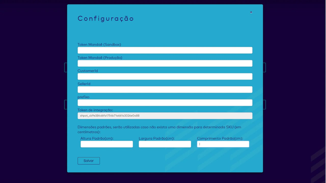 Configurações