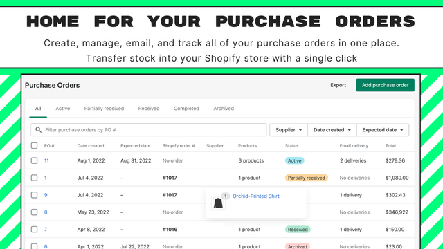 Auto Purchase Orders