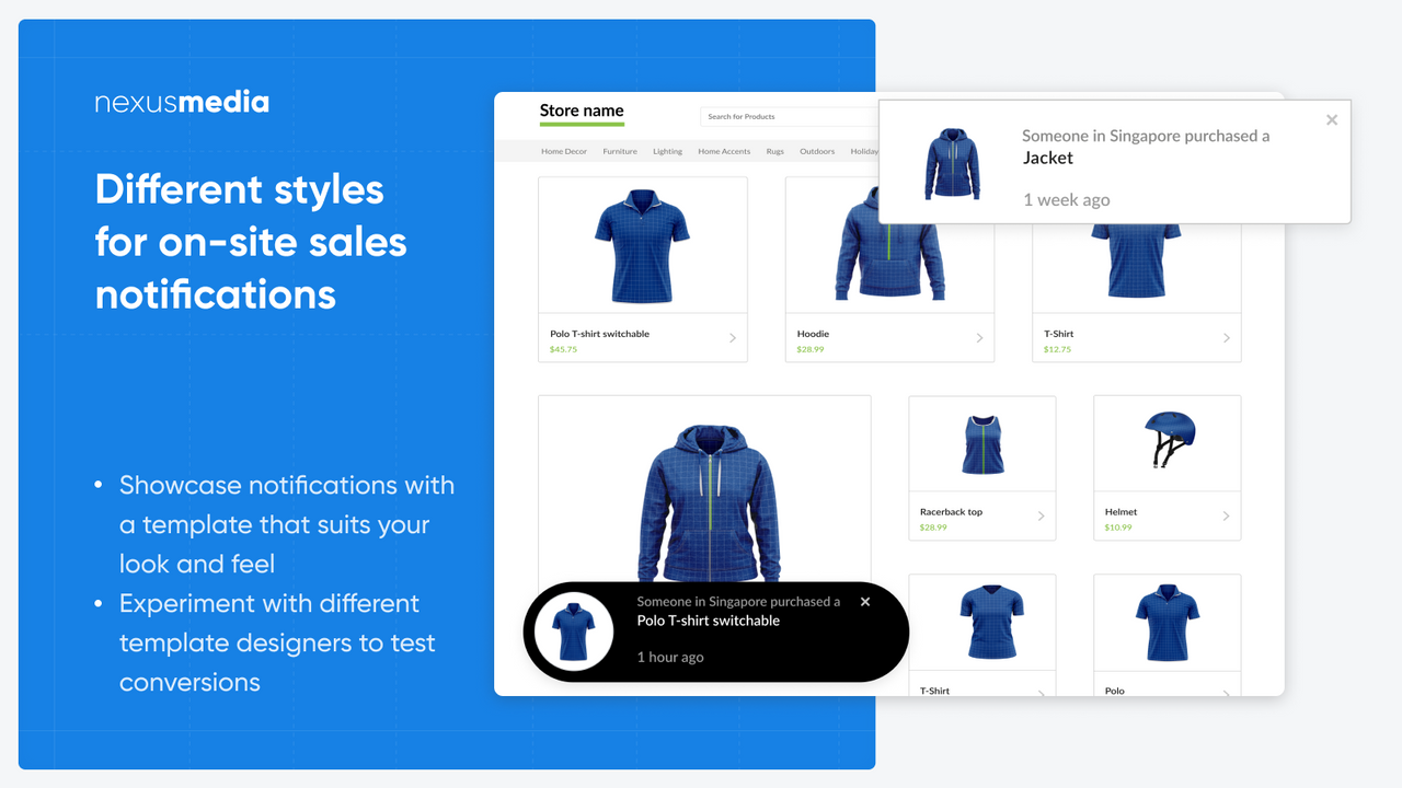 shopify app that shows pop ups of recent sales