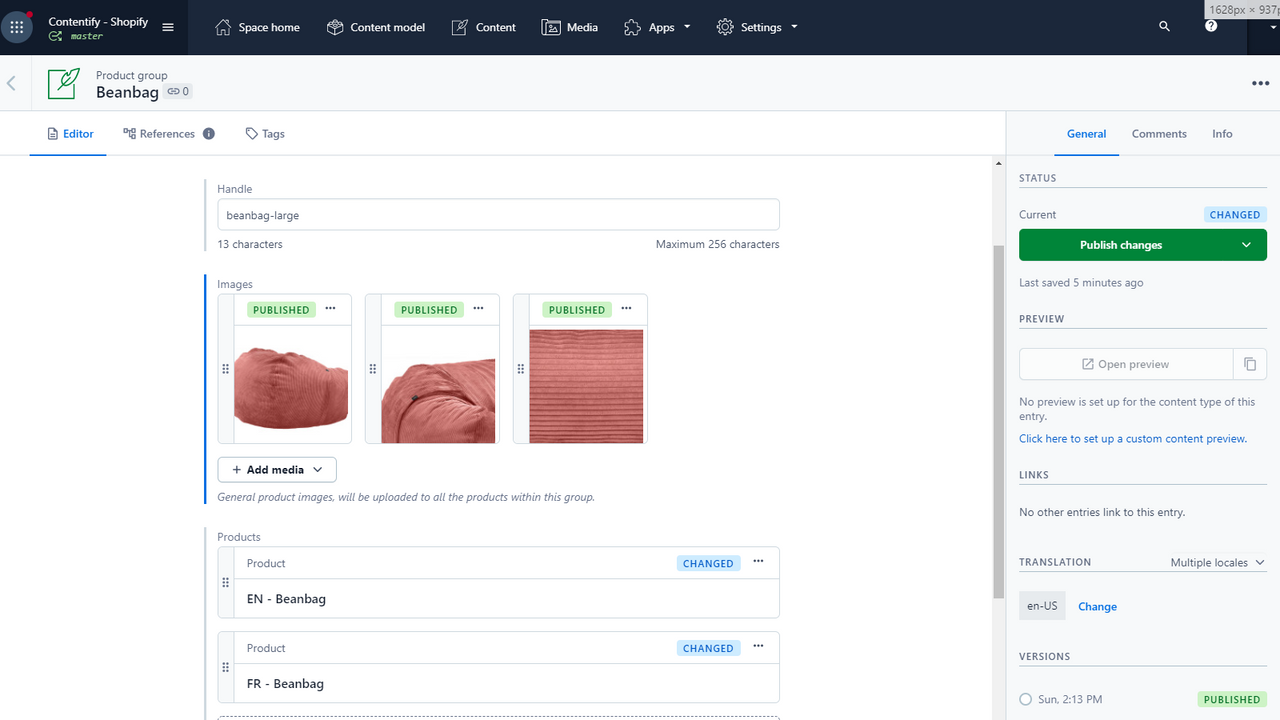 Easily manage products across your stores from a single screen