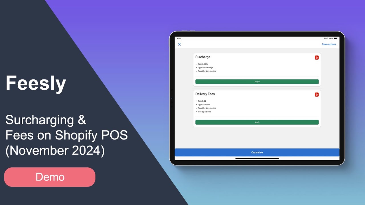 Feesly: Surcharge & Fees (POS)