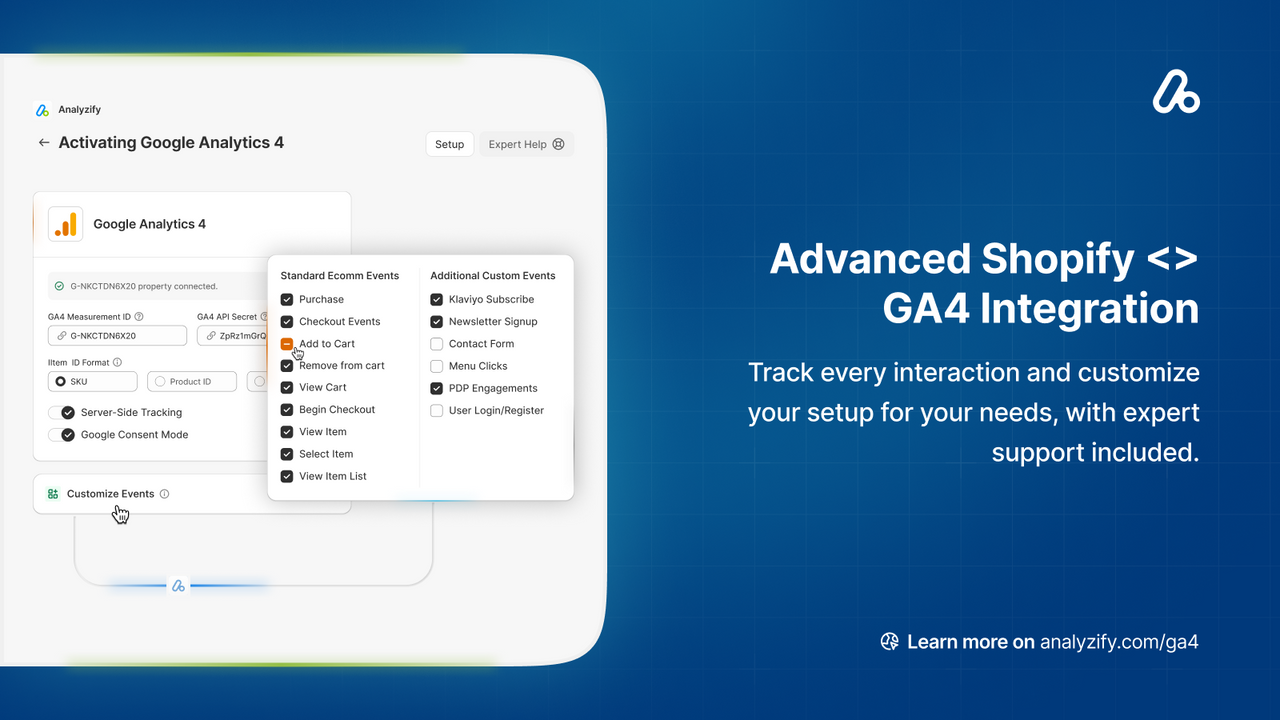 Analyzify - Advanced Shopify GA4 Integration