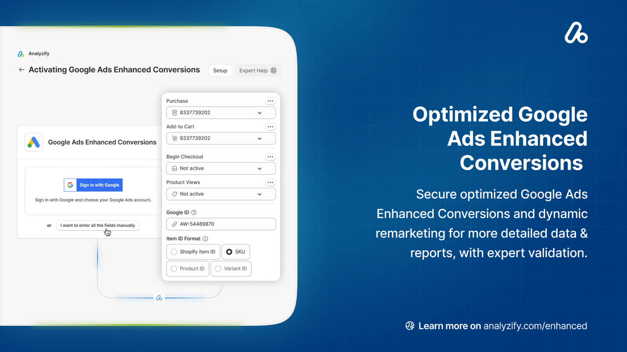 Analyzify - Google Ads Enhanced Conversions