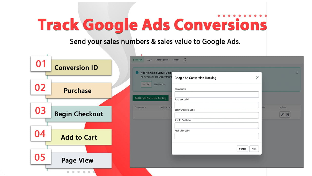 Google Ads Tracking for Shopify store