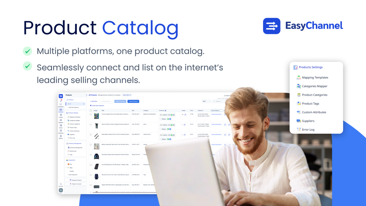 Product Catalog for Multiple Marketplaces