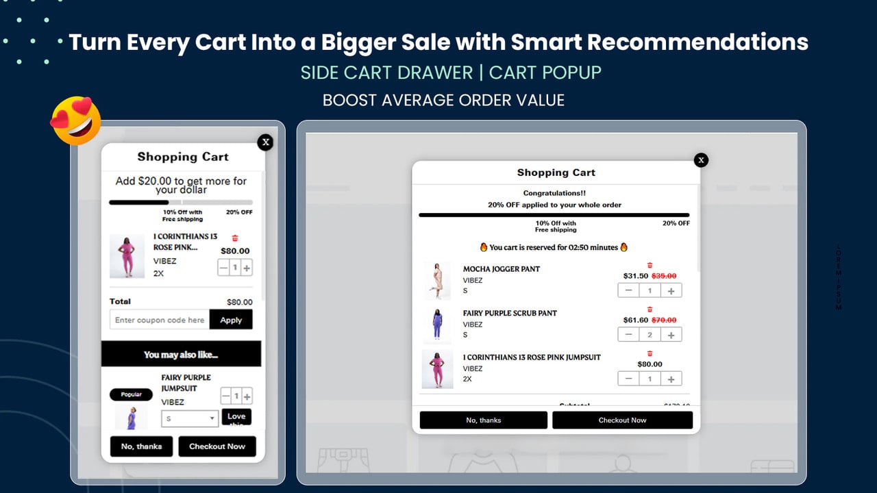 Quick Upsell‑‑Mini Cart Drawer