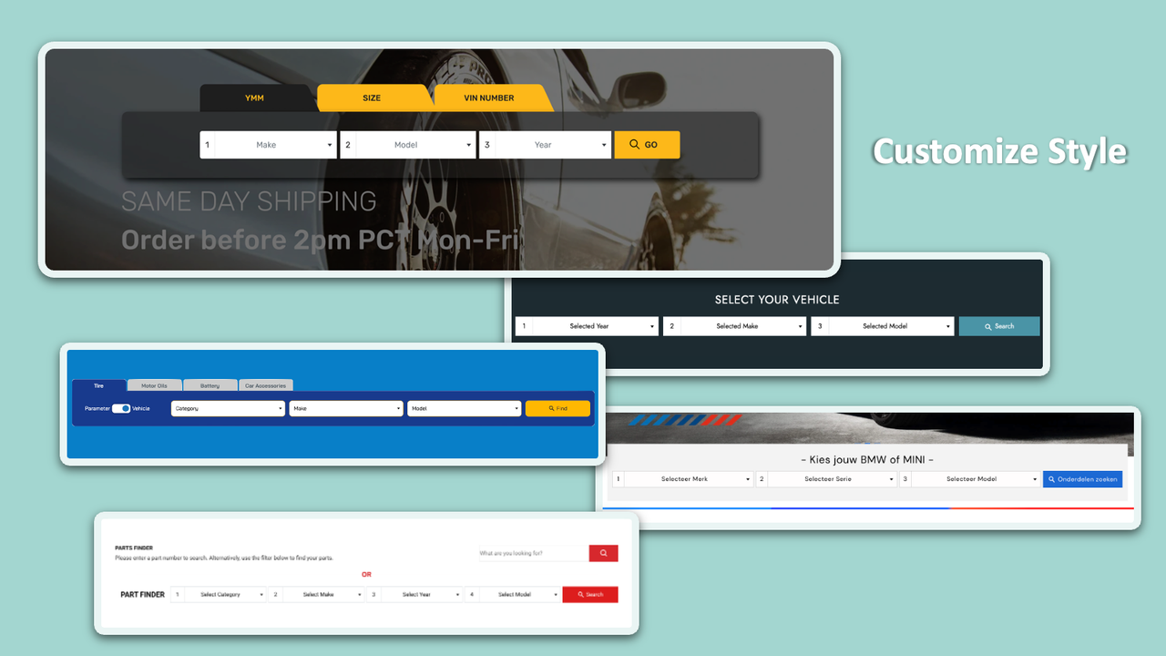 Use short-code template that displays compatible chart