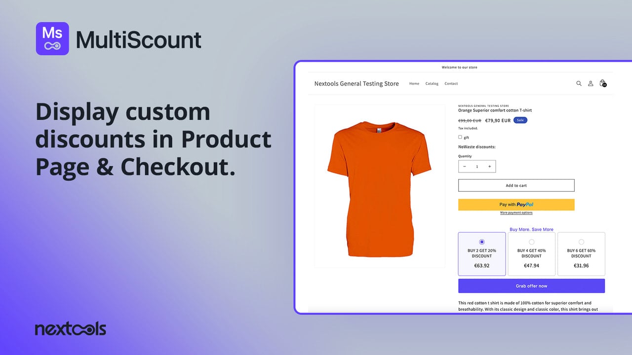 multiscount: customize banner discount