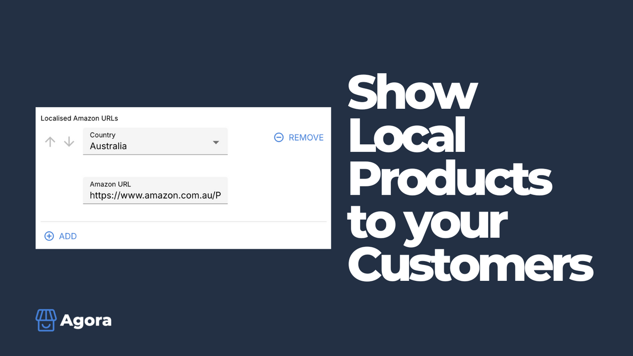 Show local product to your customers