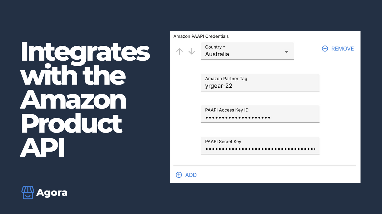 Integrates with the Amazon Product API