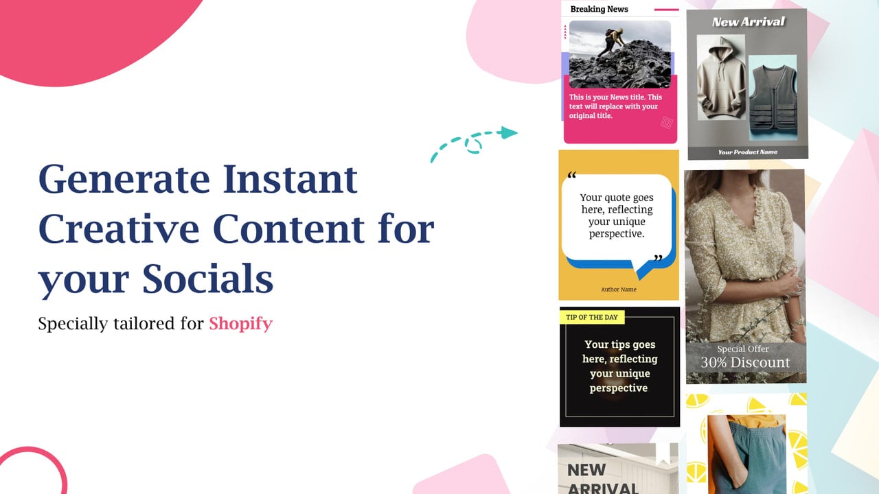 Generate Instant Creative Content for your Socials