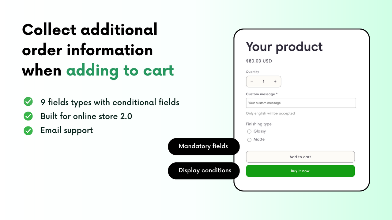 COLY ‑ Additional Order Form