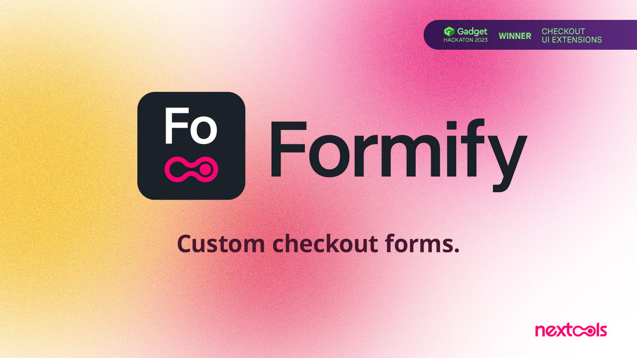 Formify: create custom form in check out