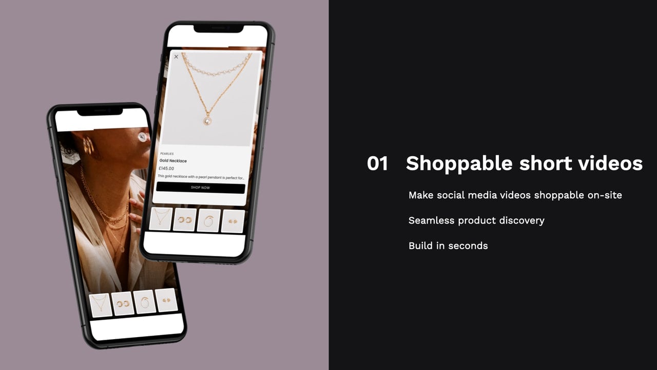 Smartzer shoppable short form videos