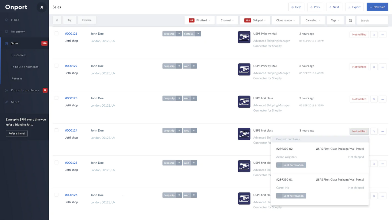 Advanced order routing