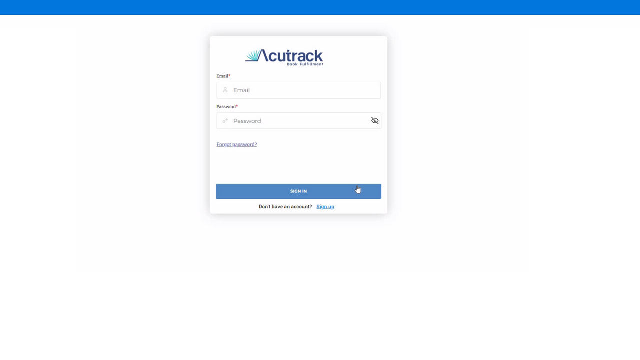 Acutrack Login