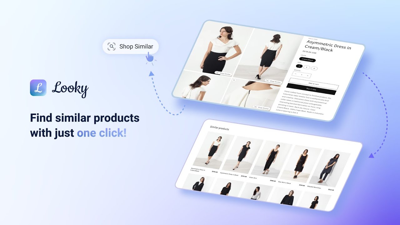 Enhance product discovery and drive sales effortlessly with AI-powered similar product recommendations.