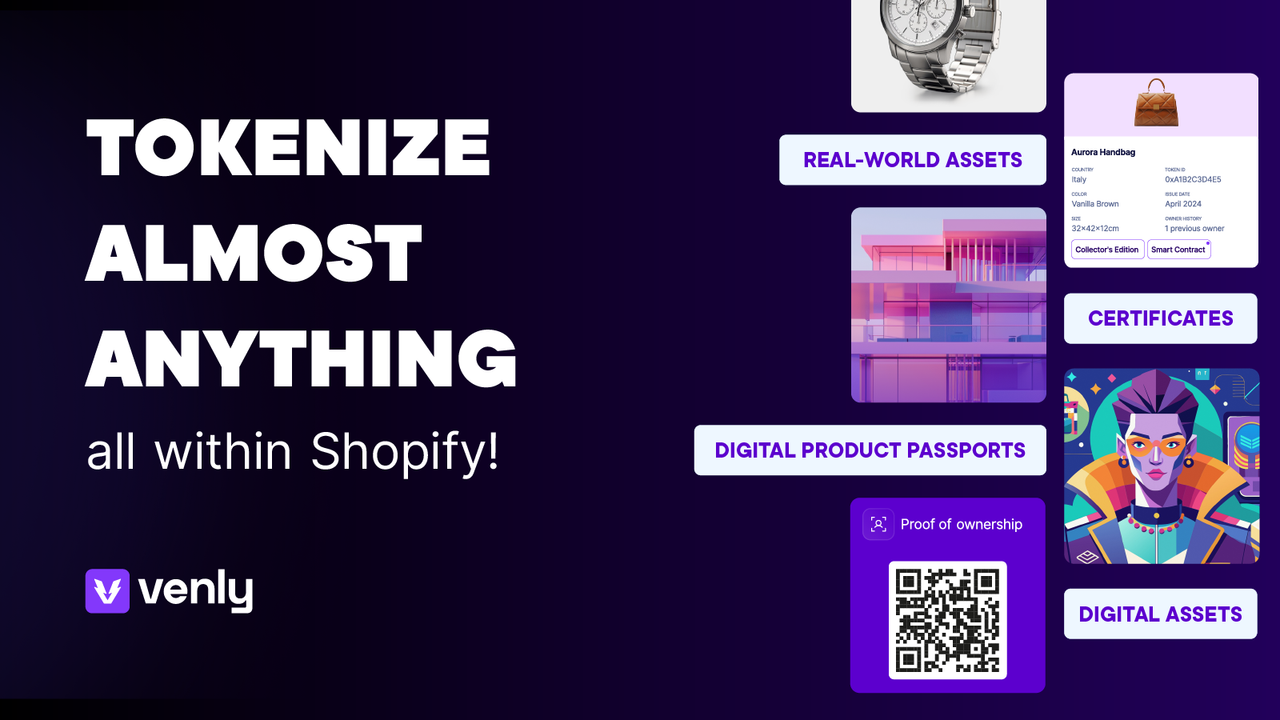 Tokenize almost anything all within Shopify