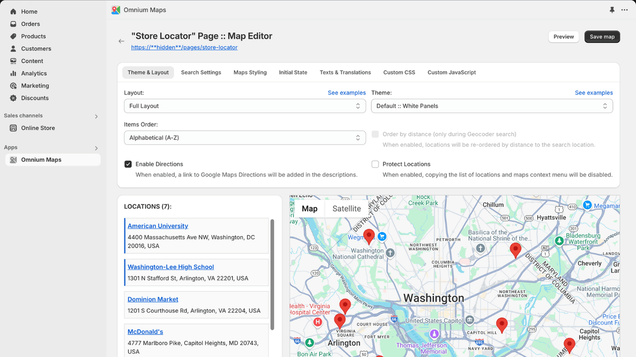 Omnium Maps, map editor