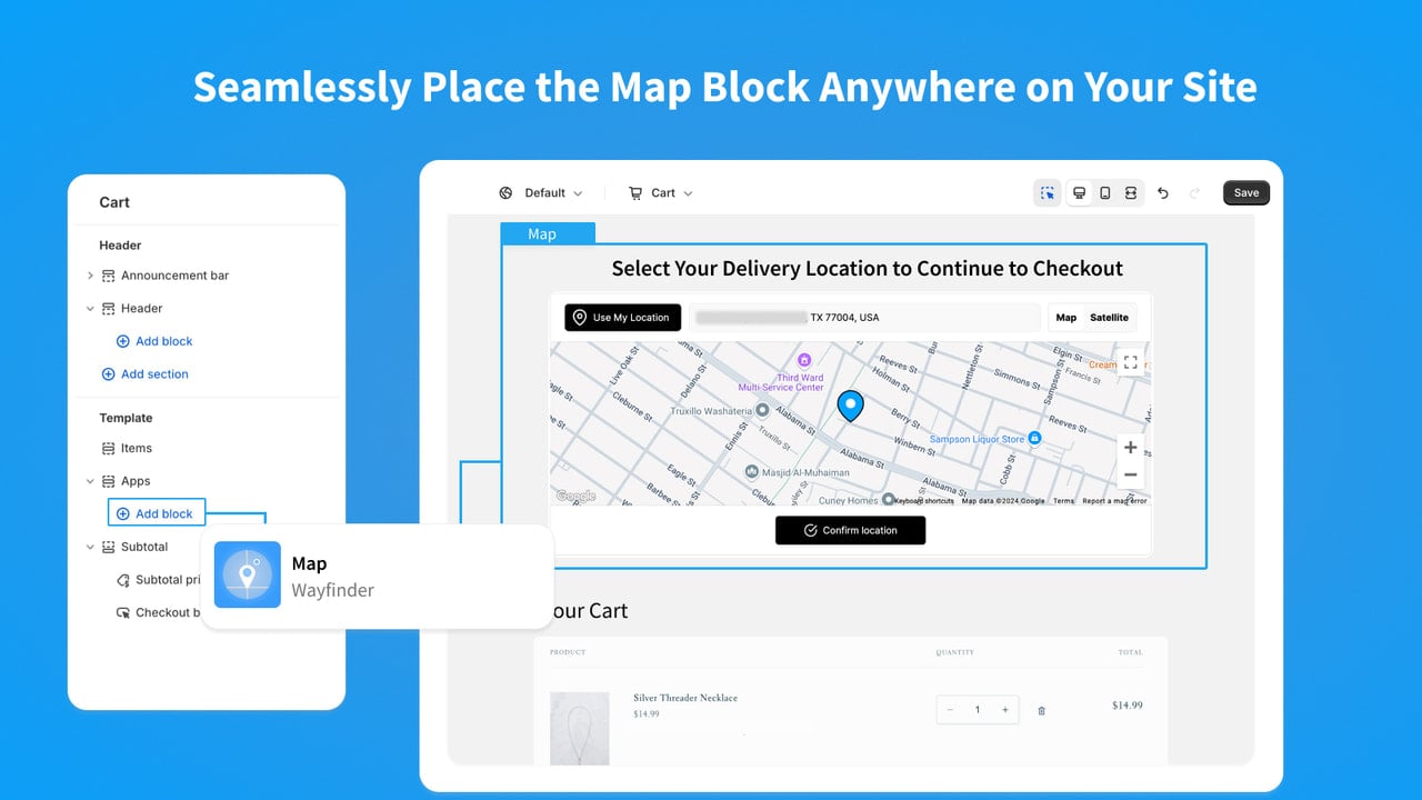 Seamlessly Place the Map Block Anywhere on Your Site