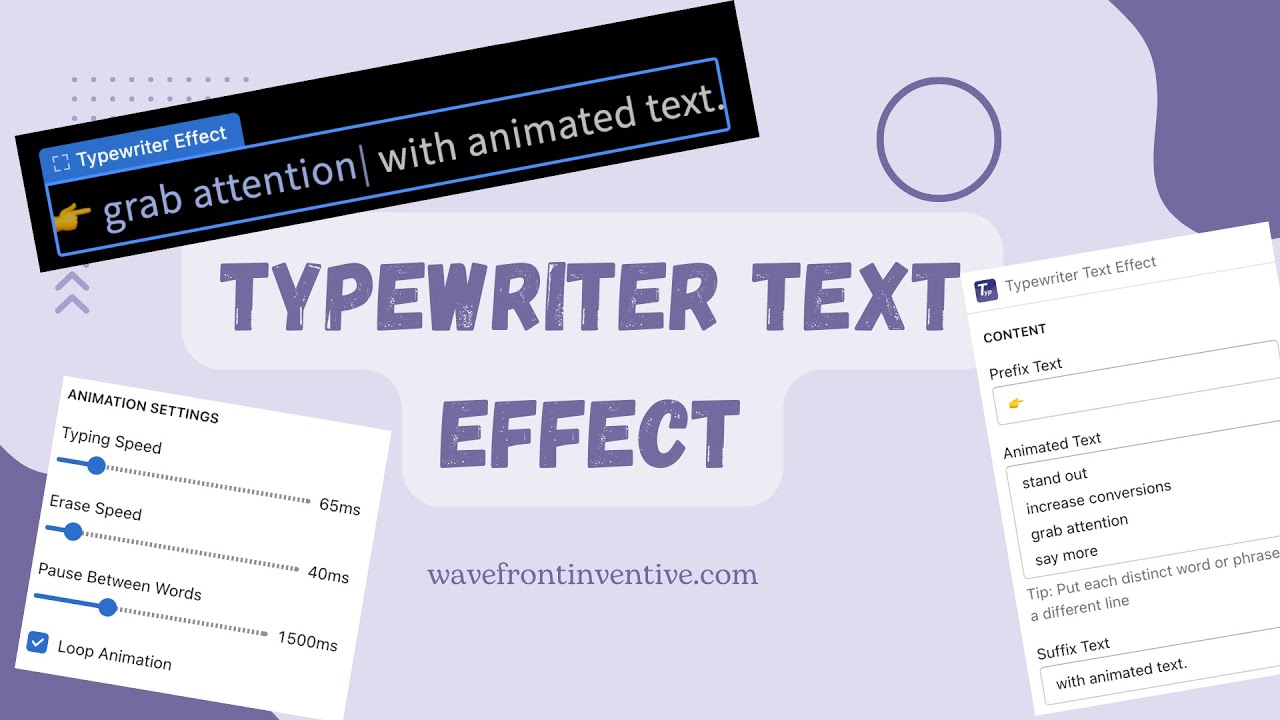 Typr: Animated Typing Effect