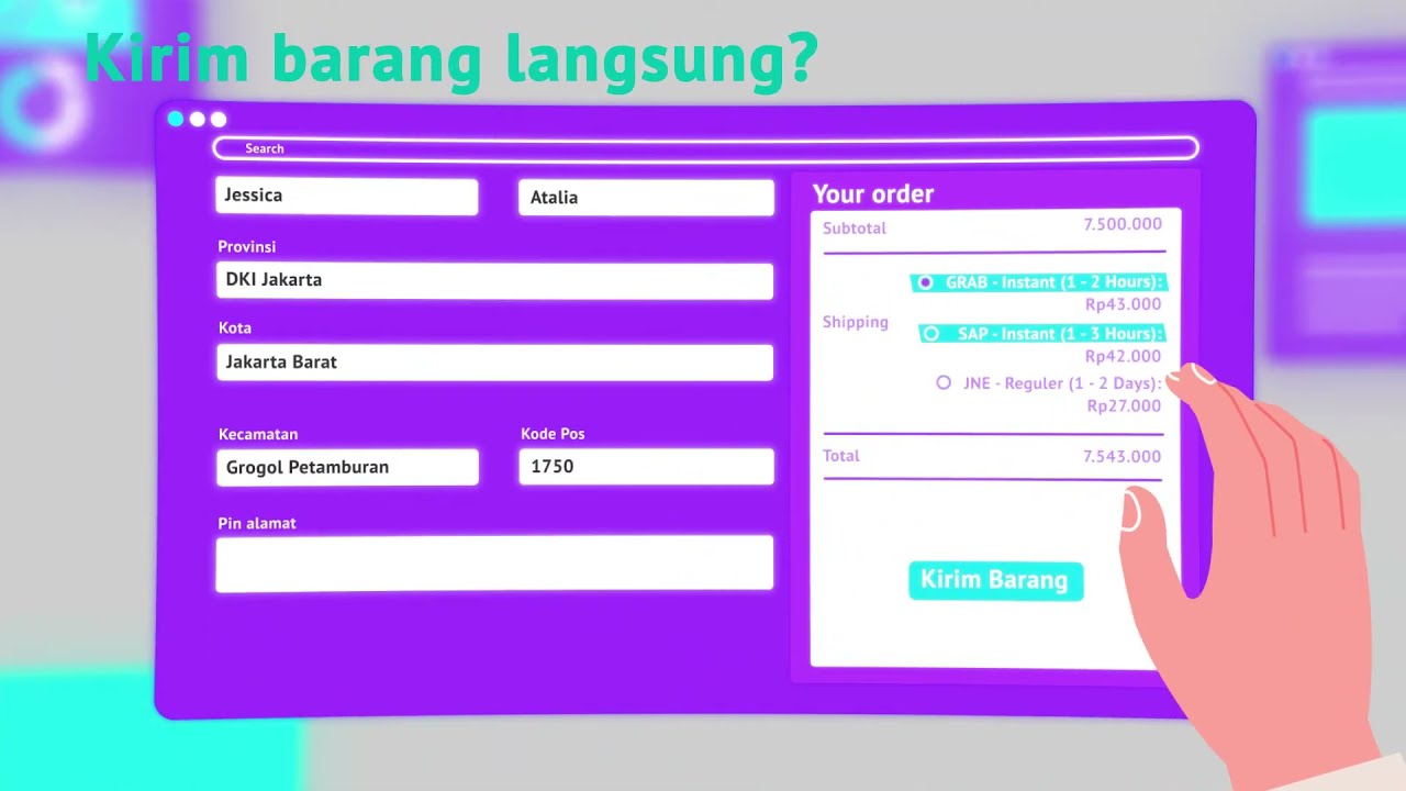 Streamline shipping with versatile courier options, enhancing convenience and boosting sales for Indonesian merchants.