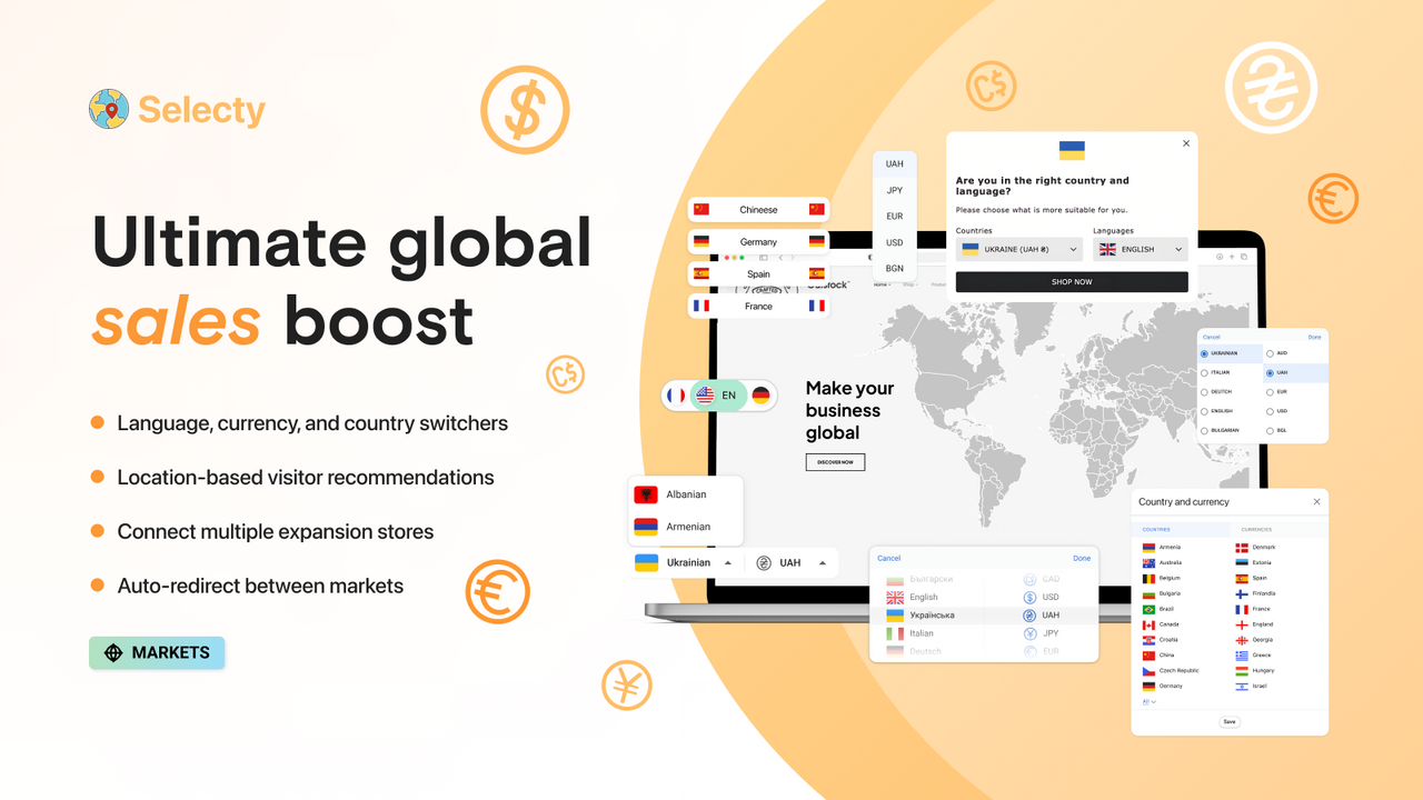 Geolocation & Markets—Selecty