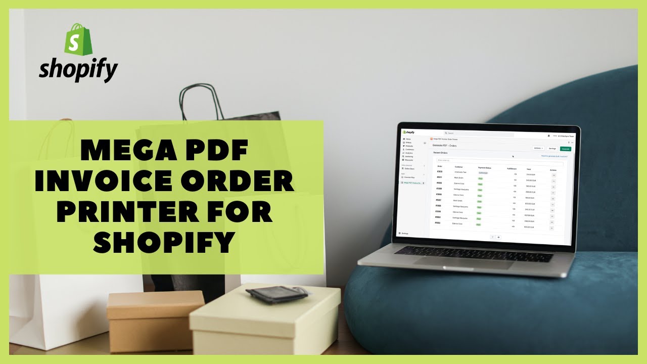 Mega PDF Invoice Order Printer