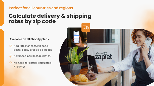 Zapiet ‑ Rates by Zip Code