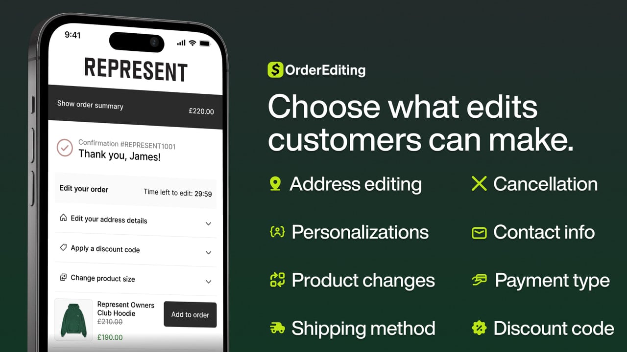 Order Editing | Upsell