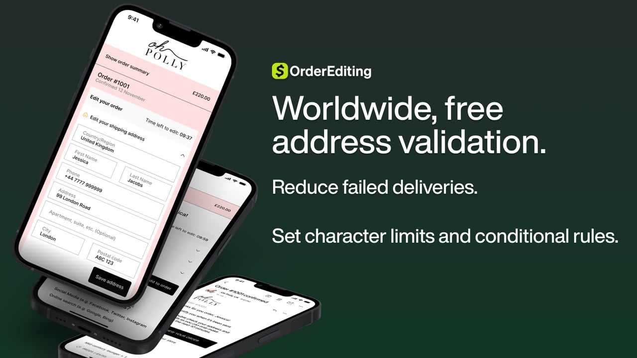 Worldwide, free, address validation.